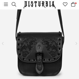 Penumbra Embroidered Mini
Satchel Bag